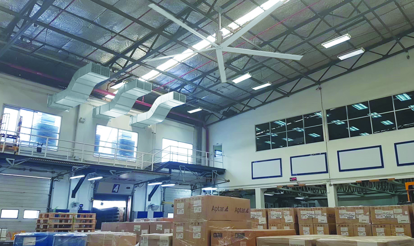 Cooling down warehouses and logistics centers​​​​​​​